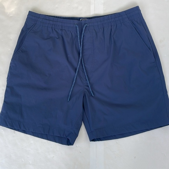 J. Crew Blue Athletic Dock Shorts Elastic Waist Large - Picture 15 of 16
